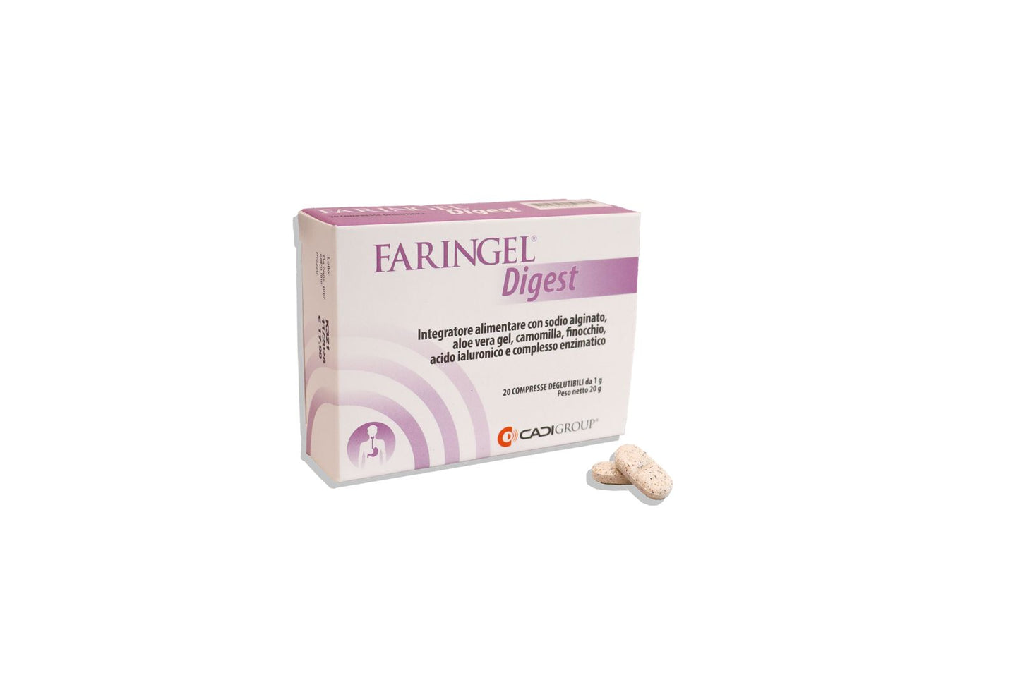 Faringel Digest - 20 compresse deglutibili